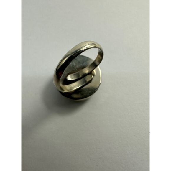 Tibetan Silver Ring Handmade Adjustable Boho‎ - Picture 5 of 5